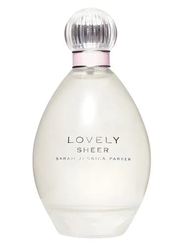 Frasco del perfume Lovely Sheer de Sarah Jessica Parker — fragancia femenino