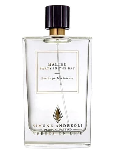 Frasco del perfume Malibu Party In The Bay de Simone Andreoli — fragancia unisex