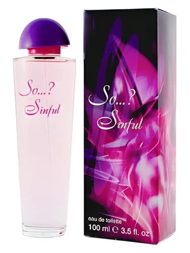 Frasco del perfume So Sinful de So — fragancia femenino