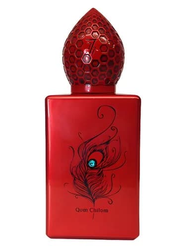 Frasco del perfume Qom Chilom de Stephane Humbert Lucas 777 — fragancia unisex