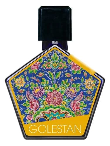 Frasco del perfume Golestan de Tauer Perfumes — fragancia unisex