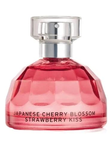 Frasco del perfume Japanese Cherry Blossom Strawberry Kiss de The Body Shop — fragancia femenino