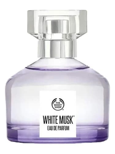 Frasco del perfume White Musk de The Body Shop — fragancia femenino