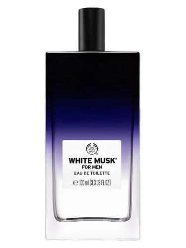 Frasco del perfume White Musk For Men de The Body Shop — fragancia masculino