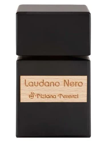 Frasco del perfume Laudano Nero de Tiziana Terenzi — fragancia unisex