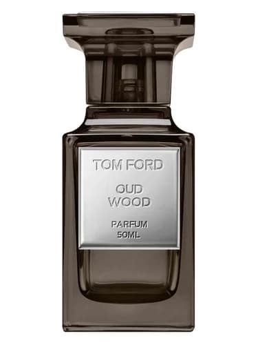 Frasco del perfume Oud Wood Parfum de Tom Ford — fragancia unisex