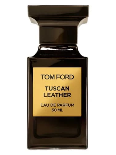 Frasco del perfume Tuscan Leather de Tom Ford — fragancia unisex