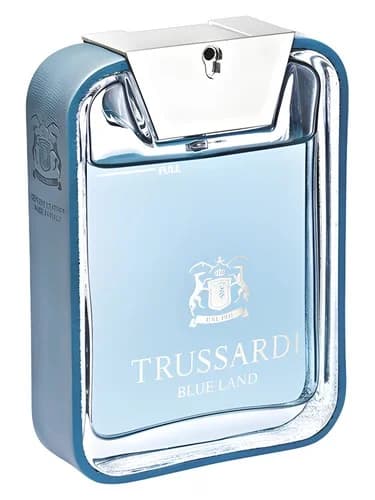 Frasco del perfume Blue Land de Trussardi — fragancia masculino