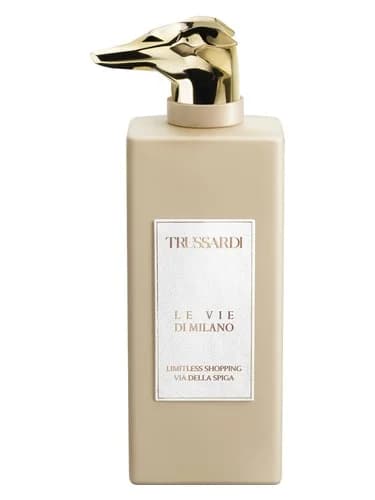 Frasco del perfume Limitless Shopping Via Della Spiga de Trussardi — fragancia unisex