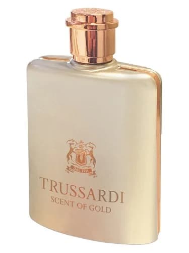Frasco del perfume Scent Of Gold de Trussardi — fragancia unisex