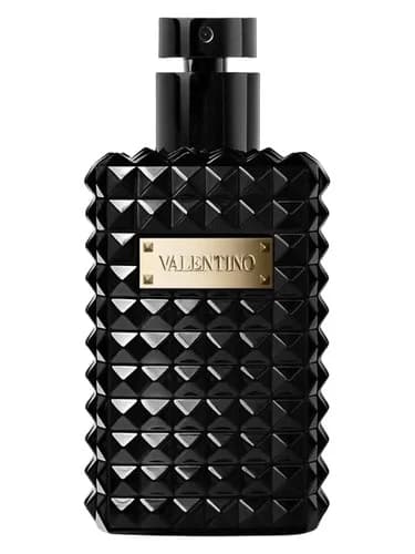 Frasco del perfume Valentino Noir Absolu Musc Essence de Valentino — fragancia unisex