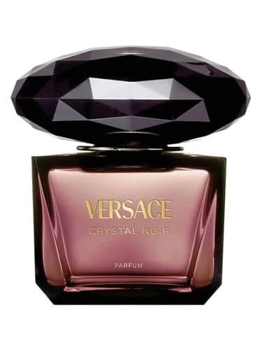 Frasco del perfume Crystal Noir Parfum de Versace — fragancia femenino