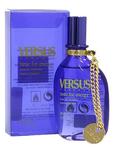 Frasco del perfume Versus Time For Energy de Versace — fragancia unisex