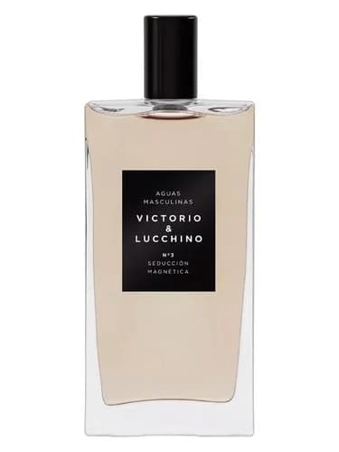 Frasco del perfume No 3 Seduccion Magnetica Magnetic Seduction de Victorio Lucchino — fragancia masculino