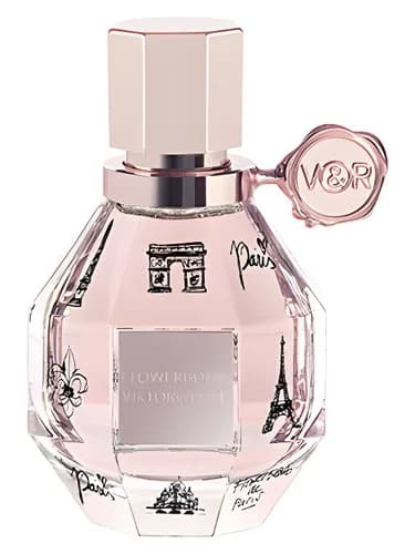 Frasco del perfume Flowerbomb De Paris de Viktor Rolf — fragancia femenino