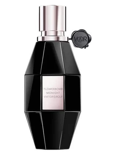 Frasco del perfume Flowerbomb Midnight de Viktor Rolf — fragancia femenino