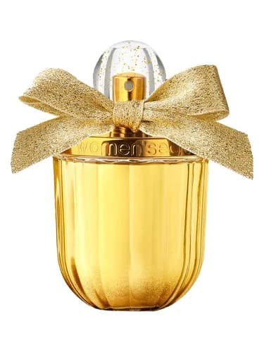 Frasco del perfume Gold Seduction de Women Secret — fragancia femenino