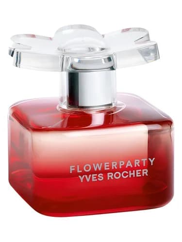 Frasco del perfume Flowerparty de Yves Rocher — fragancia femenino