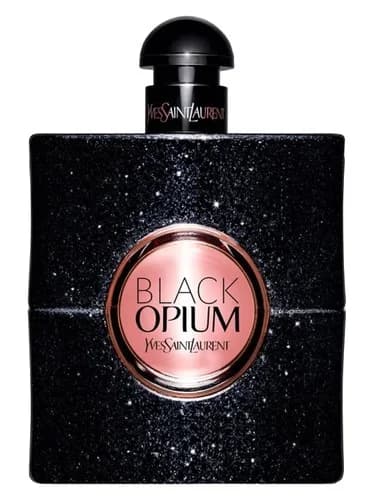 Frasco del perfume Black Opium de Yves Saint Laurent — fragancia femenino