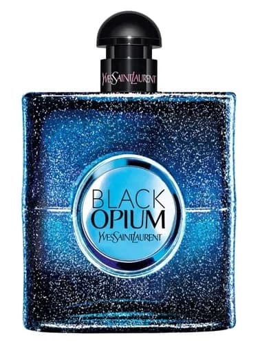 Frasco del perfume Black Opium Intense de Yves Saint Laurent — fragancia femenino