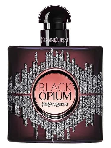 Frasco del perfume Black Opium Sound Illusion de Yves Saint Laurent — fragancia femenino