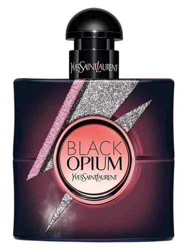 Frasco del perfume Black Opium Storm Illusion de Yves Saint Laurent — fragancia femenino