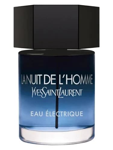 Frasco del perfume La Nuit De L Homme Eau Electrique de Yves Saint Laurent — fragancia masculino