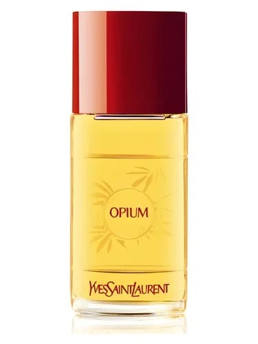 Frasco del perfume Opium 1977 de Yves Saint Laurent — fragancia femenino