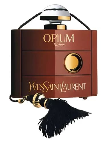 Frasco del perfume Opium Parfum de Yves Saint Laurent — fragancia femenino