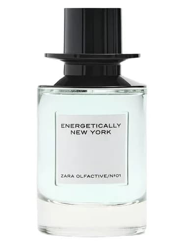 Frasco del perfume Energetically New York de Zara — fragancia unisex
