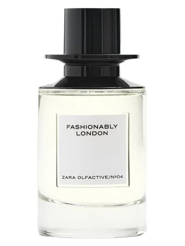 Frasco del perfume Fashionably London de Zara — fragancia unisex