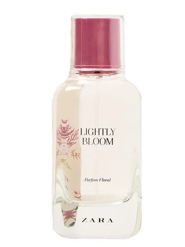 Frasco del perfume Lightly Bloom de Zara — fragancia femenino