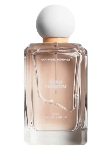 Frasco del perfume Warm Freedom de Zara — fragancia femenino