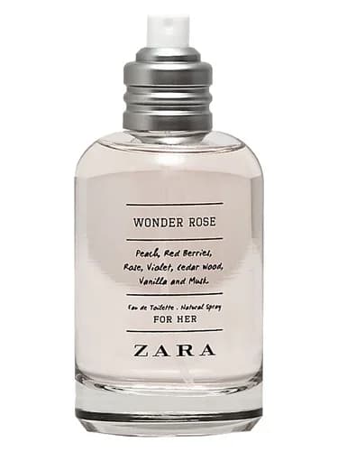 Frasco del perfume Wonder Rose de Zara — fragancia femenino